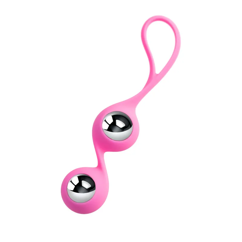 Фото Leroina Вагинальные шарики LEroina Futa, силикон, розовый, 11 см, Ø 1,9 см, 63 г