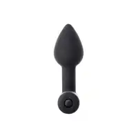 Фото Erotist Анальная втулка Erotist SHAFT, силикон, черный, 6,9 см