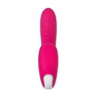 Фото Satisfyer, Германия Вибратор Satisfyer Sunray Connect App, с вакуум-волновым стимулятором, силикон, розовый, 15 см