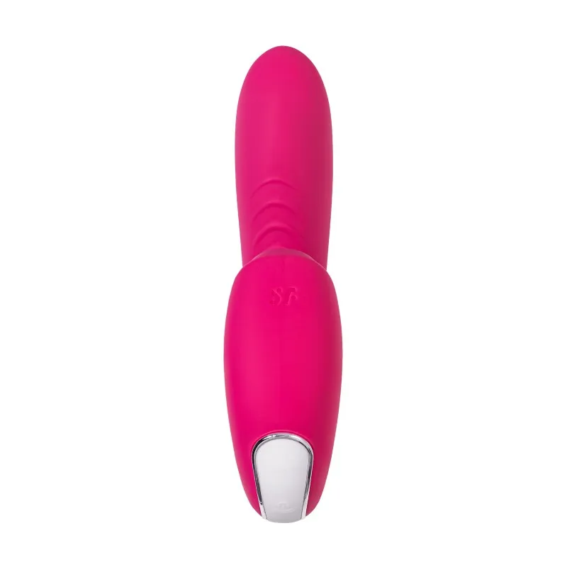 Фото Satisfyer, Германия Вибратор Satisfyer Sunray Connect App, с вакуум-волновым стимулятором, силикон, розовый, 15 см