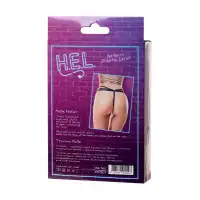 Изображение  Трусики H.E.L. Mellie, текстиль, черные, OS