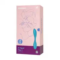 Изображение Satisfyer, Германия Стимулятор точки G с фиксацией формы Satisfyer G-Spot Flex 1, бирюзовый, 19,5 см
