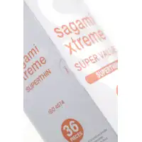 Фото Sagami, Япония Презервативы Sagami, xtreme, 0.04, латекс, 19 см, 5,4 см, 36 шт.