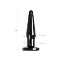 Фото POPO Pleasure by TOYFA Анальная втулка POPO Pleasure by TOYFA Gemini α, TPE, черная, 12,1 см