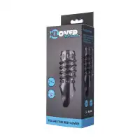 Фото XLover by TOYFA Насадка ToyFa XLover, для увеличения размера,TPE, черная прозрачная, 10,5 см
