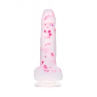 Изображение  Нереалистичный фаллоимитатор Crowley, силикон, разноцветный, 18 см