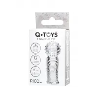 Изображение A-toys by TOYFA Насадка на палец A-Toys by TOYFA Ricol, ТРЕ, прозрачный, 8 см