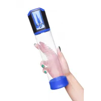 Фото Sexus Men Автоматическая помпа для пениса Sexus Men Expert Ragnar, ABS-пластик, синяя, 29 см