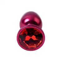 Metal by TOYFA Анальный страз, TOYFA Metal, красный, с кристаллом цвета рубин, 7,2 см, Ø2,8 см, 50 г — купить в Минске Изображение Metal by TOYFA Анальный страз, TOYFA Metal, красный, с кристаллом цвета рубин, 7,2 см, Ø2,8 см, 50 г