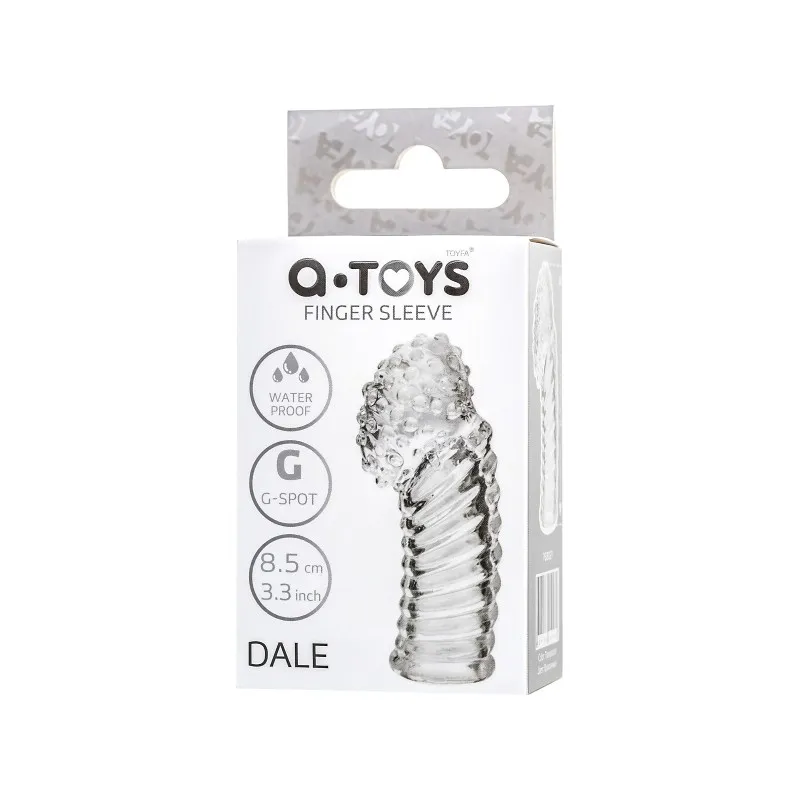 Фото A-toys by TOYFA Насадка на палец A-Toys by TOYFA Dale, ТРЕ, прозрачный, 8,5 см