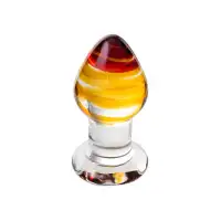 Изображение Sexus Glass Анальная втулка Sexus Glass, стекло, прозрачная, 9 см, Ø 4 см