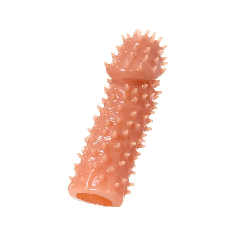 Фото KOKOS Насадка реалистичная KOKOS EXTREME SLEEVE 07-M с дополнительной стимуляцией, TPE, телесная, 14.7 см