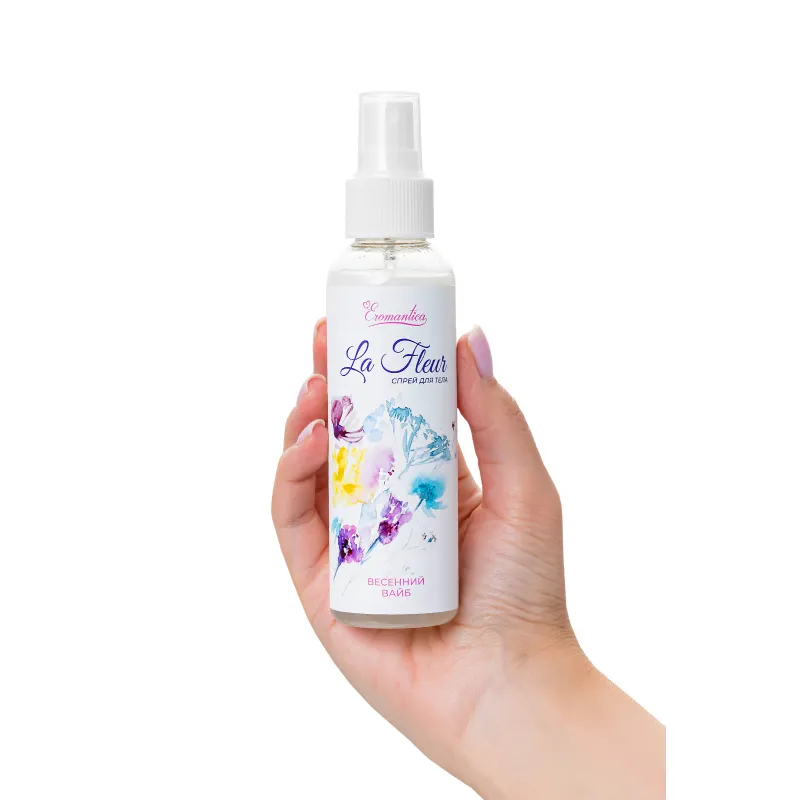Парфюмированный спрей для тела с феромоном Eromantica «La fleur», 110 мл — купить в Минске Изображение Парфюмированный спрей для тела с феромоном Eromantica «La fleur», 110 мл