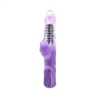 Фото Seven Creations Вибратор с клиторальным стимулятором PREMIUM RANGE DREAM7 HUMMINGBIRD 12  см.