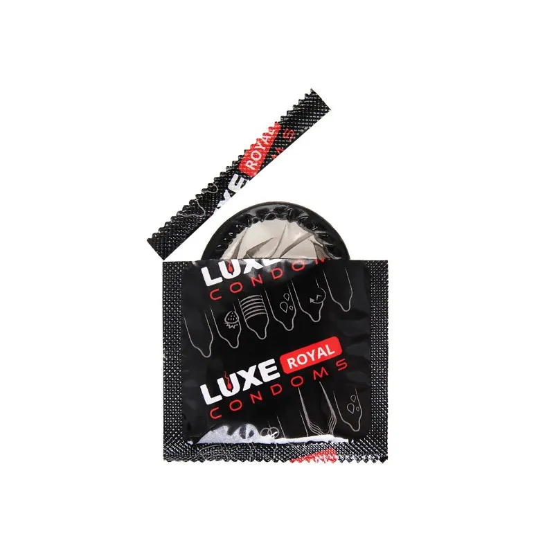 Изображение Luxe Презервативы LUXE ROYAL Black Collection 3шт, 18 см