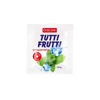 Биоритм, Россия Съедобная гель-смазка TUTTI-FRUTTI для орального секса со вкусом сладкой мяты 4г по 20 шт в упаковке — купить в Минске Изображение Биоритм, Россия Съедобная гель-смазка TUTTI-FRUTTI для орального секса со вкусом сладкой мяты 4г по 20 шт в упаковке