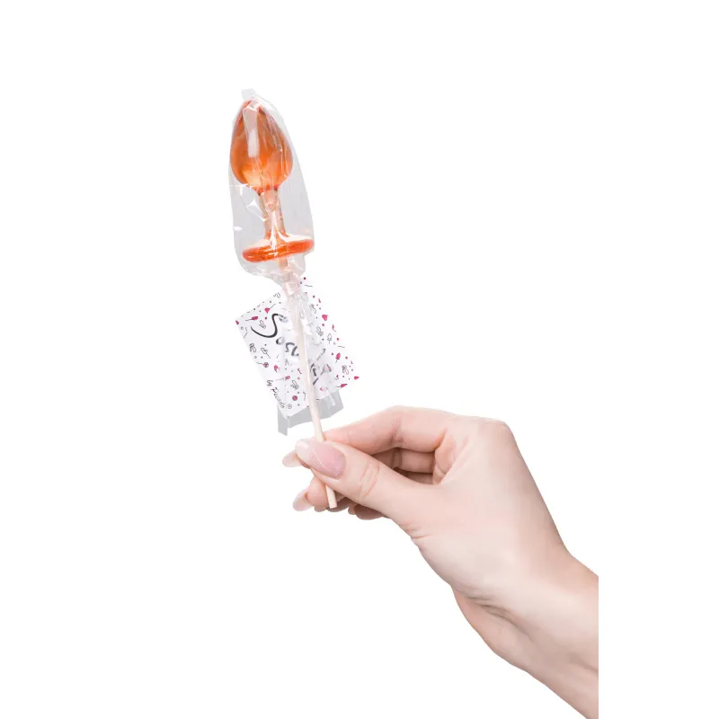 Фото Sosuчki Леденец Sosuчki, «Анальная втулка малая Amaretto», оранжевый 29гр.