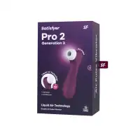 Изображение Satisfyer, Германия Вакуумный стимулятор клитора Satisfyer Pro 2 Generation 3, красный, 16,4 см