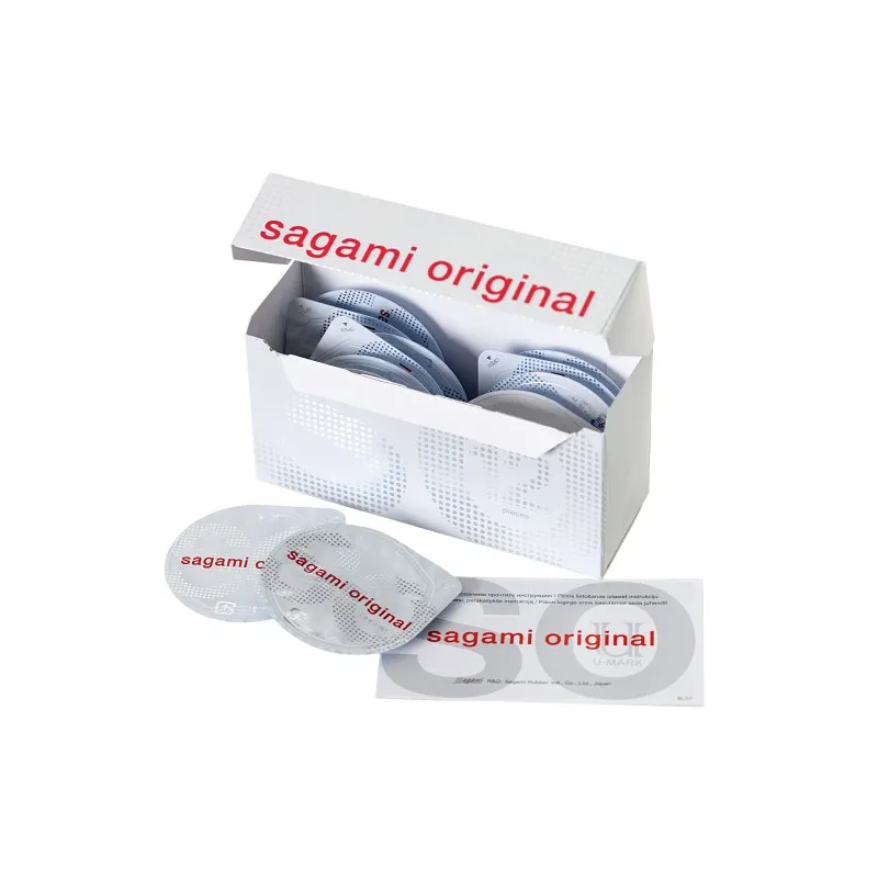Фото Sagami, Япония Презервативы Sagami, original 0.02, полиуретан, 19 см, 5,8 см, 12 шт.