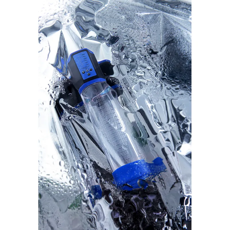 Фото Sexus Men Автоматическая помпа для пениса Sexus Men Expert Ragnar, ABS-пластик, синяя, 29 см