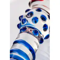 Sexus Glass Двусторонний фаллоимитатор Sexus Glass, стекло, прозрачный, 20,5 см — купить в Минске Изображение Sexus Glass Двусторонний фаллоимитатор Sexus Glass, стекло, прозрачный, 20,5 см