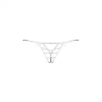 Фото SoftLine Collection, Польша Стринги открытые с бусинами SoftLine Collection, белый, S/L