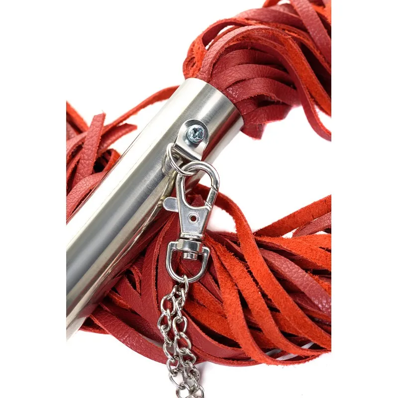 Фото Theatre by TOYFA Плеть TOYFA Theatre кожаная красная ,70 см