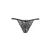 Изображение SoftLine Collection, Польша Стринги открытые кружевные SoftLine Collection, черный, S/L