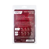 Фото Black & Red by TOYFA Насадка на пенис для двойного проникновения Black&Red by TOYFA, силикон, красный, 19,5 см