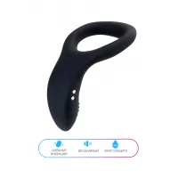 Изображение Lovense, США Эрекционное кольцо LOVENSE Diamo, силикон, черное, 13,3 см