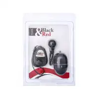 Фото Black & Red by TOYFA Вибронабор с пультом ДУ, 5 режимов вибрации, черный