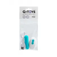 Изображение  Вибропуля A-Toys by TOYFA TNIM, силикон, голубой, 6,5 см