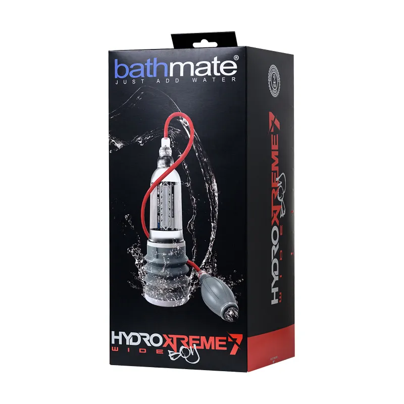 Фото Bathmate, Великобритания Гидропомпа Bathmate HYDROXTREME7 WIDE BOY, ABS пластик, голубая, 30 см