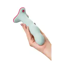 Изображение Fun Factory, Германия Фаллоимитатор Fun Factory STUBS BOUNCER, силикон, зелёный, 18,5 см