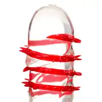 Фото Штучки-дрючки, Россия Насадка стимулирующая Штучки-Дрючки с усиками №4, 19 см