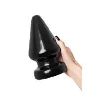 Фото  Анальная втулка POPO Pleasure by TOYFA Draco β, PVC, черная, 21 см, Ø 11,5 см