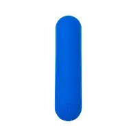 Изображение A-toys by TOYFA Вибропуля A-Toys by TOYFA NEP, силикон, синий, 8 см