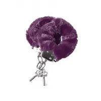 Изображение Theatre by TOYFA Наручники TOYFA Theatre, меховые, фиолетовые, 28 см.