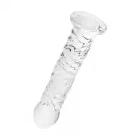 Фото Sexus Glass Нереалистичный фаллоимитатор Sexus Glass, стекло, прозрачный, 16,5 см