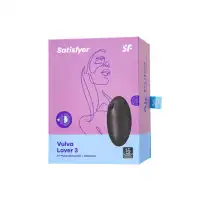 Изображение Satisfyer, Германия Вакуум-волновой стимулятор клитора с вибрацией Satisfyer Vulva Lover 3, силикон, чёрный, 11 см
