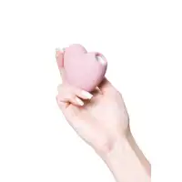 Фото Satisfyer, Германия Вакуумно-волновой стимулятор клитора с вибрацией Satisfyer Cutie Heart, силикон, розовый, 7,6 см