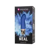 Изображение MYSTIM Вибратор Mystim Real Deal Neal силикон,синий, 16,5 см