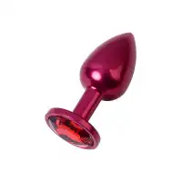 Metal by TOYFA Анальный страз, TOYFA Metal, красный, с кристаллом цвета рубин, 7,2 см, Ø2,8 см, 50 г — купить в Минске Изображение Metal by TOYFA Анальный страз, TOYFA Metal, красный, с кристаллом цвета рубин, 7,2 см, Ø2,8 см, 50 г