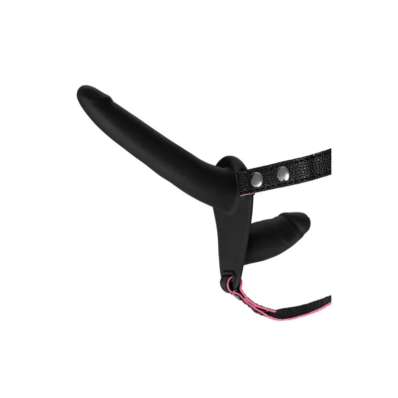 Изображение  Страпон на креплении Black&Red by TOYFA, силикон, черный, 24 см