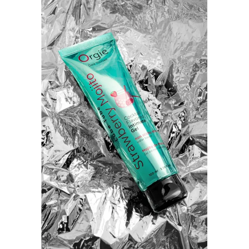 Фото Orgie, Португалия Интимный гель ORGIE Lube Tube Strawberry Mojito на водной основе, со вкусом клубничного мохито,100мл
