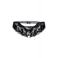 Фото Erolanta Lingerie Эротические трусики Erolanta Jennifer, черный (50-52)
