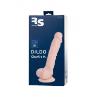 Фото  Фаллоимитатор RealStick Silicone Charlie H, сайлекспан, телесный, 18 см