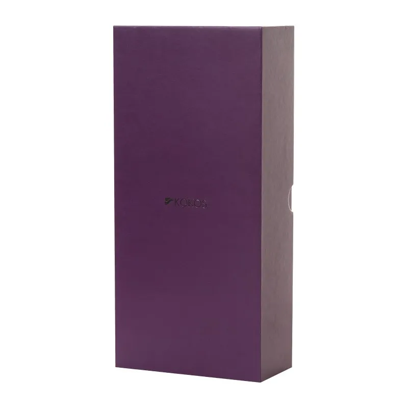 Фото KOKOS Вибратор с клиторальным стимулятором KOKOS SMON, силикон, фиолетовый, 23 см