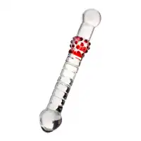 Sexus Glass Двусторонний фаллоимитатор Sexus Glass, стекло, прозрачный, 22 см — купить в Минске Фото Sexus Glass Двусторонний фаллоимитатор Sexus Glass, стекло, прозрачный, 22 см