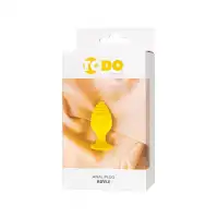 Фото ToDo by Toyfa Анальная втулка ToDo by Toyfa Riffle, силикон, желтый, 7,5 см